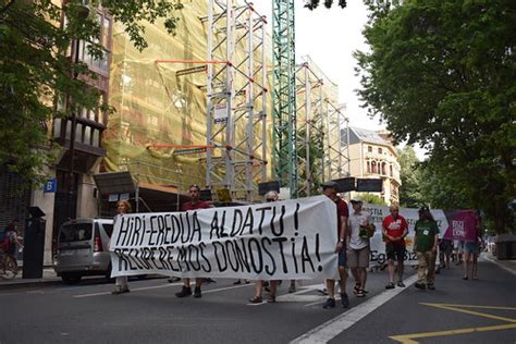 Donostia Berreskuratu Hiri Eredua Aldatu Manifestazioa Flickr