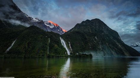 Wallpaper Landscape Waterfall Lake Nature Reflection Photography