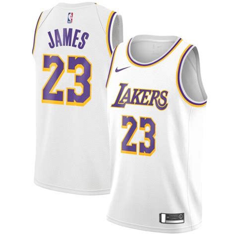 Youth Los Angeles Lakers LeBron James Nike White S Cheap Stitched