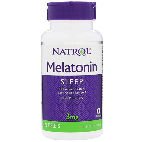 Купить Мелатонин Melatonin Natrol 3 мг 120 таб., цена 774 ₴ — Prom.ua ...