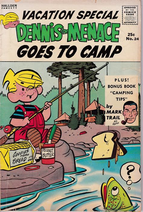 Dennis The Menace 24 1953 Series Vacation Special Dennis The Menace Goes To Camp June 1964