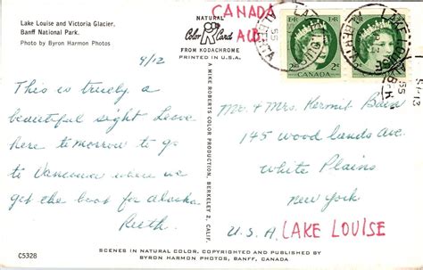 Lake Louise Victoria Glacier Banff National Park Canada Chrome Cancel