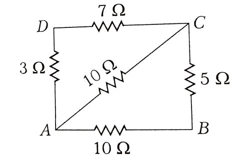 For The Circuit Shown In Figure Given Below The Equivalent Resistance