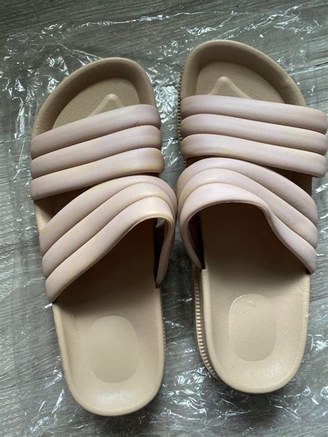 Nude Rubber Slip Ons Elevated Fits Size On Carousell
