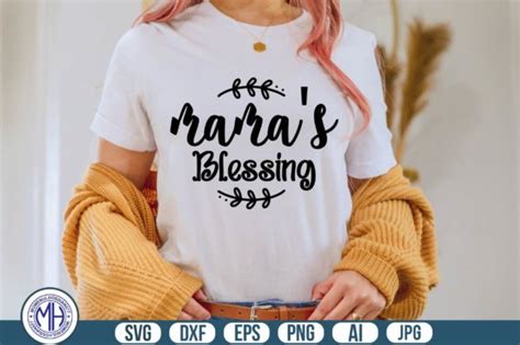 Mama S Blessing Svg Graphic By Momenulhossian577 Creative Fabrica