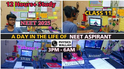 Hours Study As Class Th Grader Neet Study Vlog Class Neet