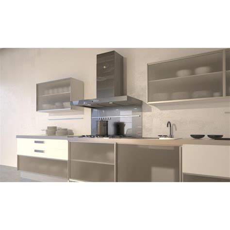 Faber 36-inch Stilo Wall Mount Range Hood with VAM STIL36BSV