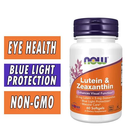 Lutein and Zeaxanthin | NOW Foods | Eye Health