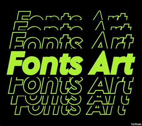 Fonts Art Text Effect and Logo Design Font