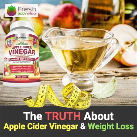 The Straight Truth About Apple Cider Vinegar And Weight Loss 2019