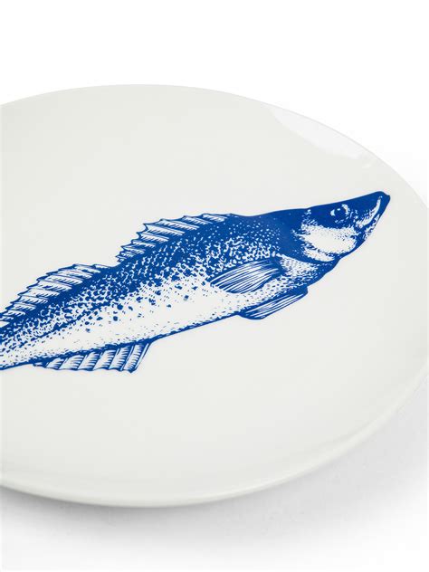 Piattino Pane New Bone China Motivo Pesce Coin It Coin Ecom