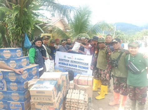 Lazismu Mdmc Aceh Barat Daya Bantu Sembako Dan Sumur Bor Korban Banjir