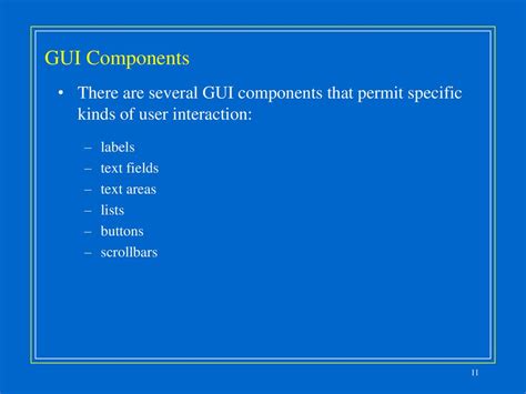 Graphical User Interfaces Introduction Ppt Download