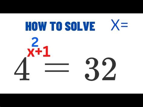 A Nice Exponential Equations A Nice Algebra Problem What Is The Value