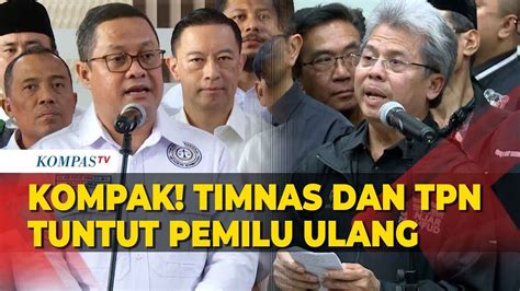 Kompak Timnas Amin Dan Tpn Ganjar Mahfud Gugat Ke Mk Minta Pemilu