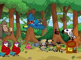 Angry bird RIO 2 🐒🐦🐔🐤🐦🐦🐦 | Tynker