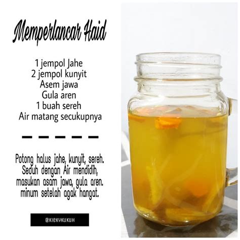 Minuman Untuk Melancarkan Haid