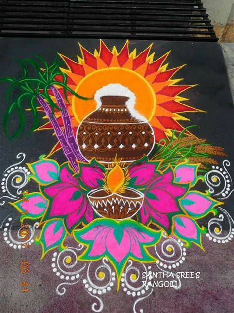 Pongal Kolam Designs Jeet Rangoli