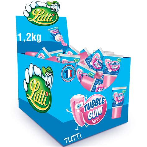 Amazon Lutti Tubble Gum Tutti Frutti Gum 36 Pieces Grocery