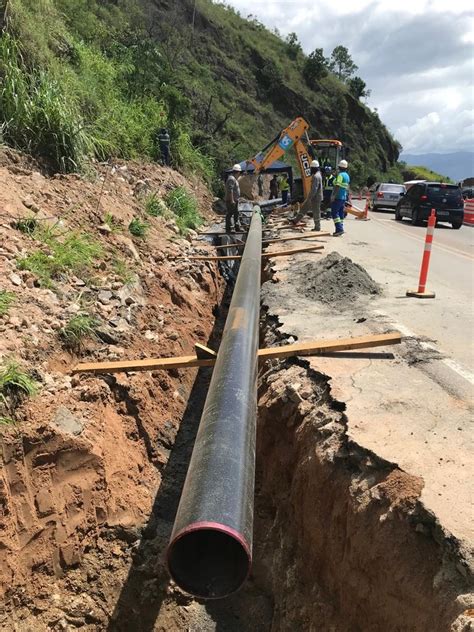 Rodovia Rio Santos Opera Em Sistema Pare E Siga Em Trecho Obras Em