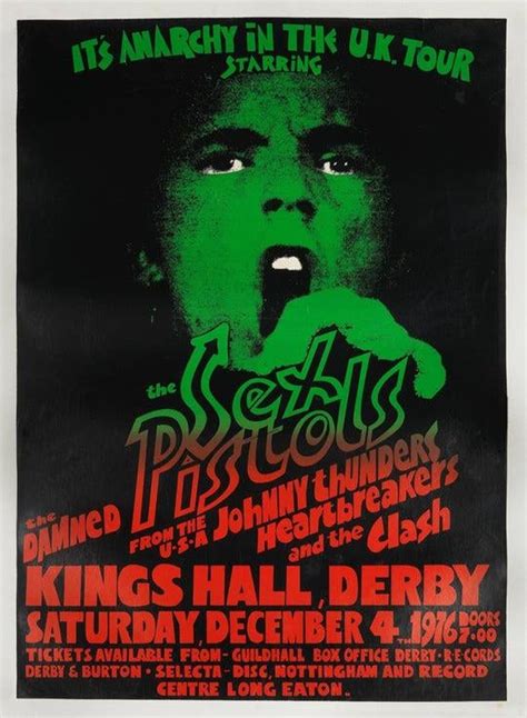 Sex Pistols Its Anarchy In The U K Tour Poster Chairish