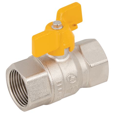 Bsp Brass Ball Valve Gas App Butterfly Handle The Fluid Power