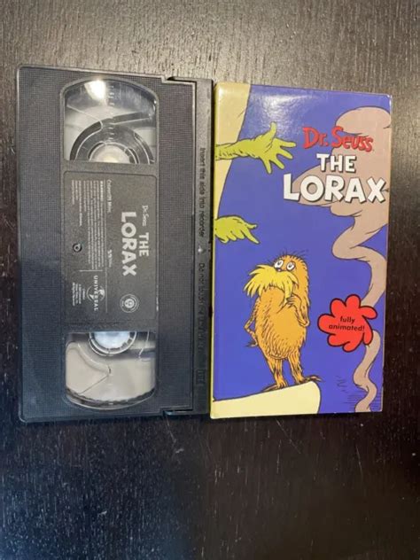 Dr Seuss The Lorax Vhs 2001 Fully Animated Cartoon Eur 340 Picclick Fr