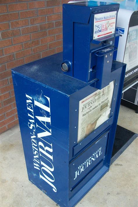 Winston Salem Journal Vending Machine Pilot Mountain Nort Flickr