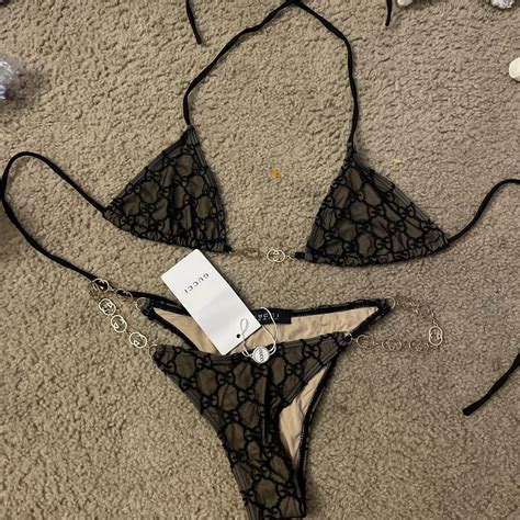 Gucci Nwt Swimsuit Bikini Depop