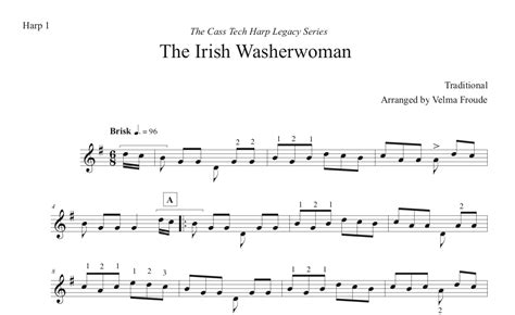 The Irish Washerwoman Harp Column Music