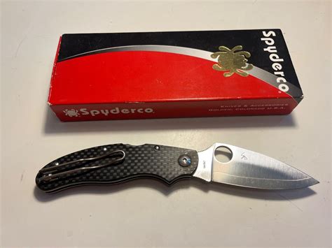 Spyderco Caly 3 Calypso Carbon Fiber ZDP 189 Folding Pocket Knife