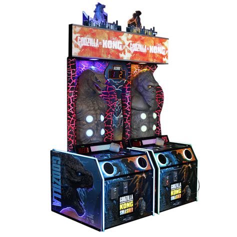 Godzilla Vs Kong Smasher 2 Player Amusement Services International Llc