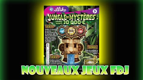 NOUVEAU JEUX FDJ JUNGLE Des MYSTERES LAD2 YouTube