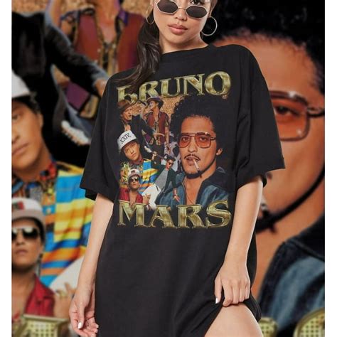 Bruno Mars T-Shirt - Pop Music Shirt - 24K Magic Album Shirt - Bruno ...