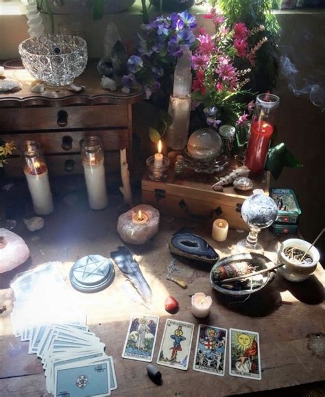 Pin By Lizunderpalms On Witch Witch Room Witches Altar Witchcraft Altar