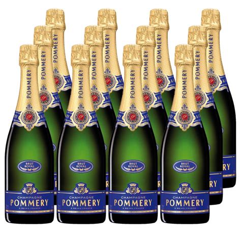 Pommery Brut Royal Champagne 75cl Crate of 12 Champagne | Bottled & Boxed
