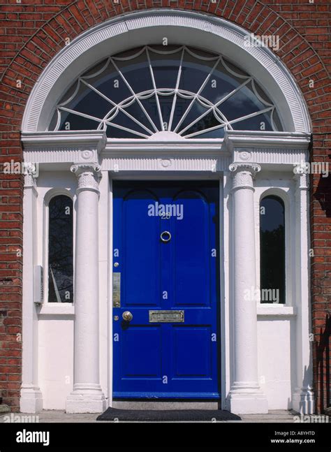 Georgian Door Dublin Ireland Stock Photo Alamy