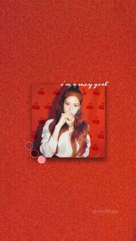 Kim Jisoo Edit Wallpaper Wallpaper Black Pink Polaroid Film