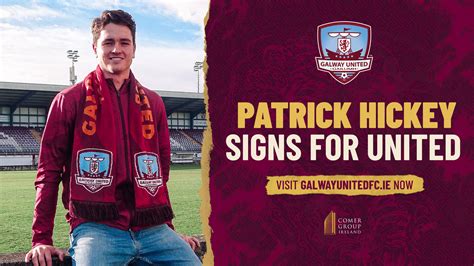 Patrick Hickey signs for United - Galway United