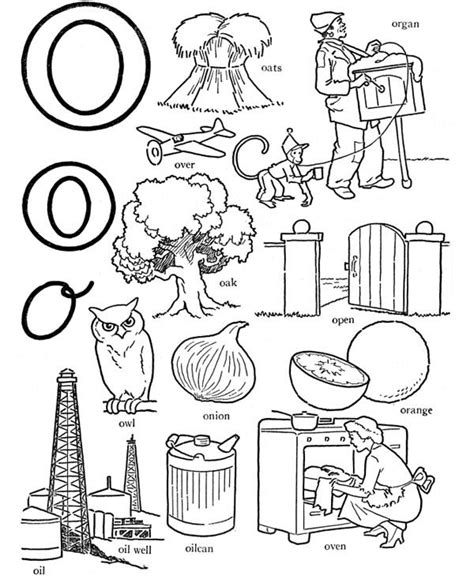 Adult Coloring Page Alphabet Letter O Coloring Pages