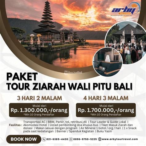 Paket Tour Ziarah Wali Pitu Bali Terjangkau 2024 Jakarta Pusat