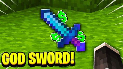 Creating A God Sword In Regular Minecraft Skyblock Creepersedge Vs