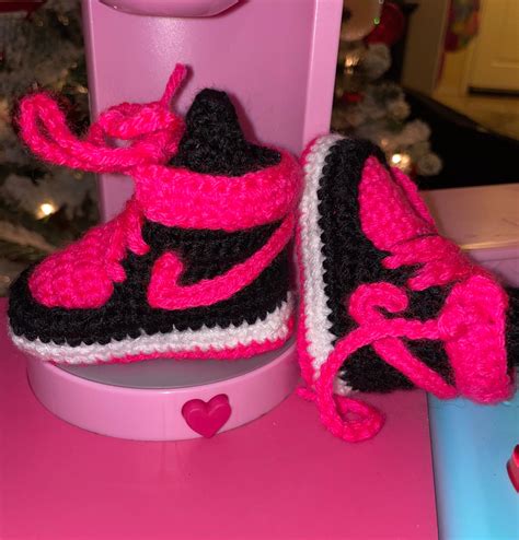 Neon Hot Pink Jordan 1 Etsy