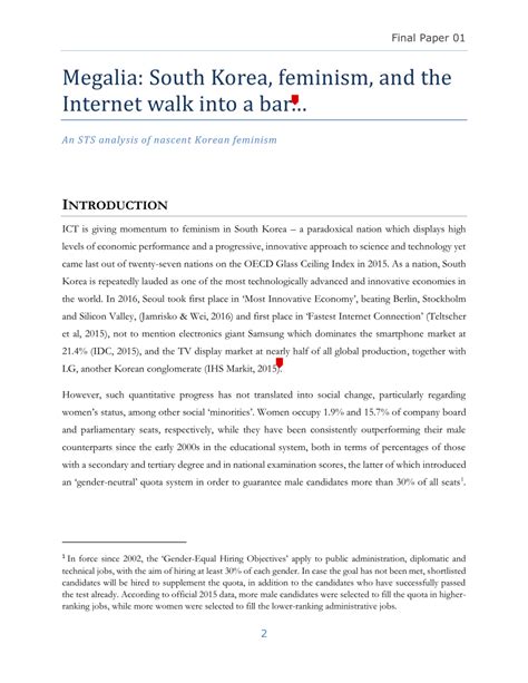 (PDF) Megalia: South Korea, feminism, and the Internet walk into a bar ...