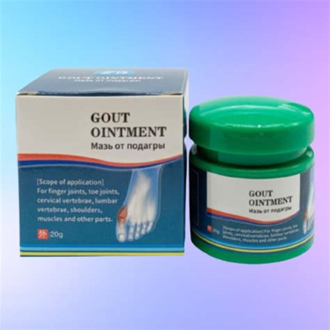 Gout Ointment Cream Gout Cause Joint Knee Pain Toe Finger Bone Spur