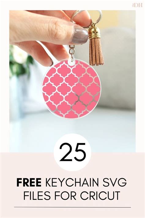 25+ Free Keychain SVG files for Cricut (Acrylic & Faux Leather)