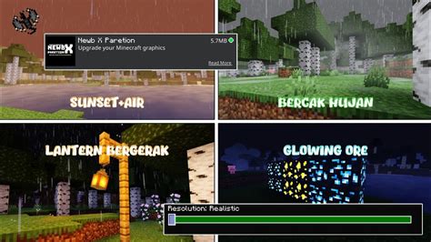 Shader Mcpe Realistic Newb X Parention Shader Realistis