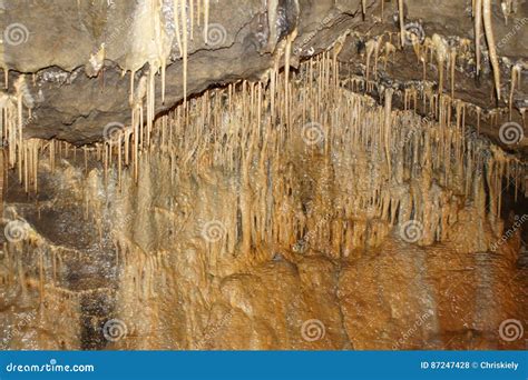 Stalactite Stalagmite Stock Photo Image Of Mineral Cave