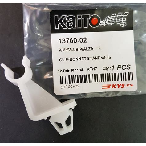 KAITO Taiwan FRONT BONNET STAND HOOD CLIP PERODUA ALZA MYVI 1 3 1