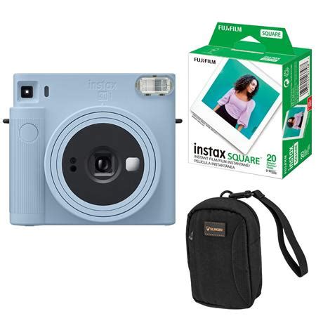 Fujifilm Instax Square Sq Instant Film Camera Glacier Blue Film And